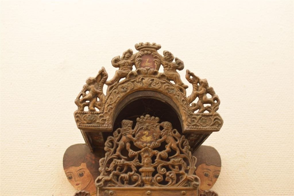Stoelklok 46454, Ophalen of Verzenden, Gebruikt, Wandklok