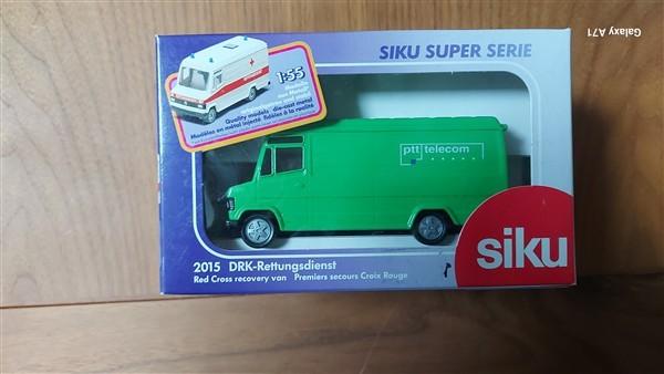Siku 2015 Mercedes bus PTT Telecom, Hobby en Vrije tijd, Modelauto's | 1:50, Ophalen of Verzenden, Zo goed als nieuw, Bus of Vrachtwagen