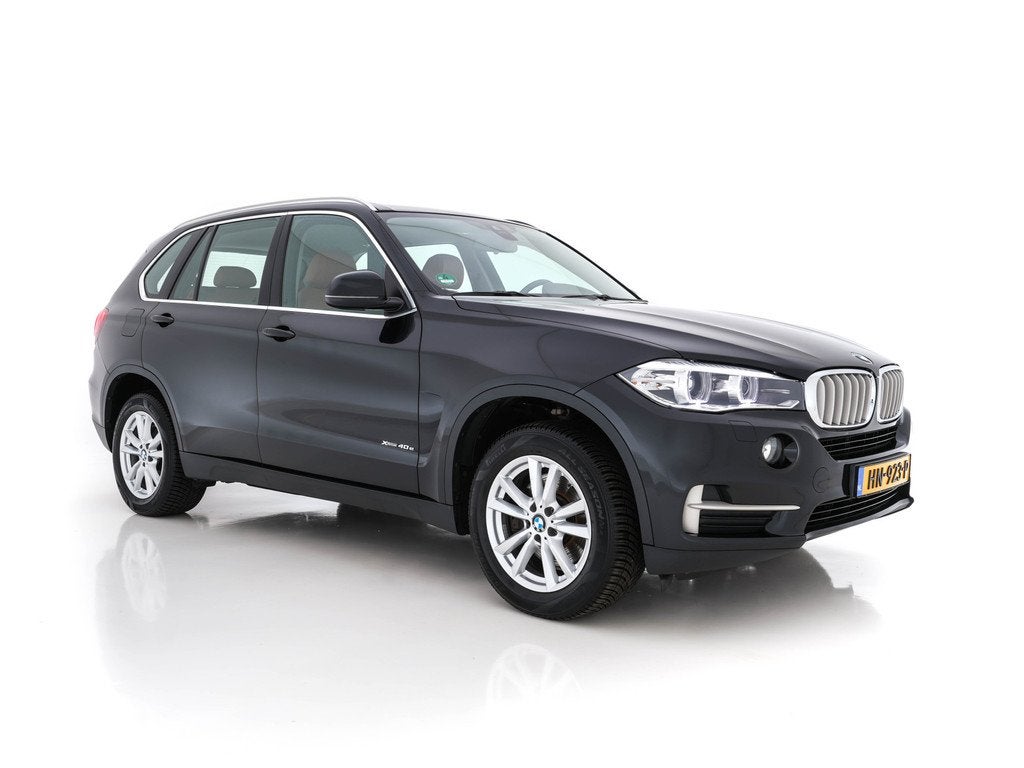 BMW X5 xDrive 40e Plug-In Aut. *LEATHER | NAVI-FULLMAP | BI-, Auto's, BMW, Gebruikt, 4 cilinders, Zwart, Vierwielaandrijving