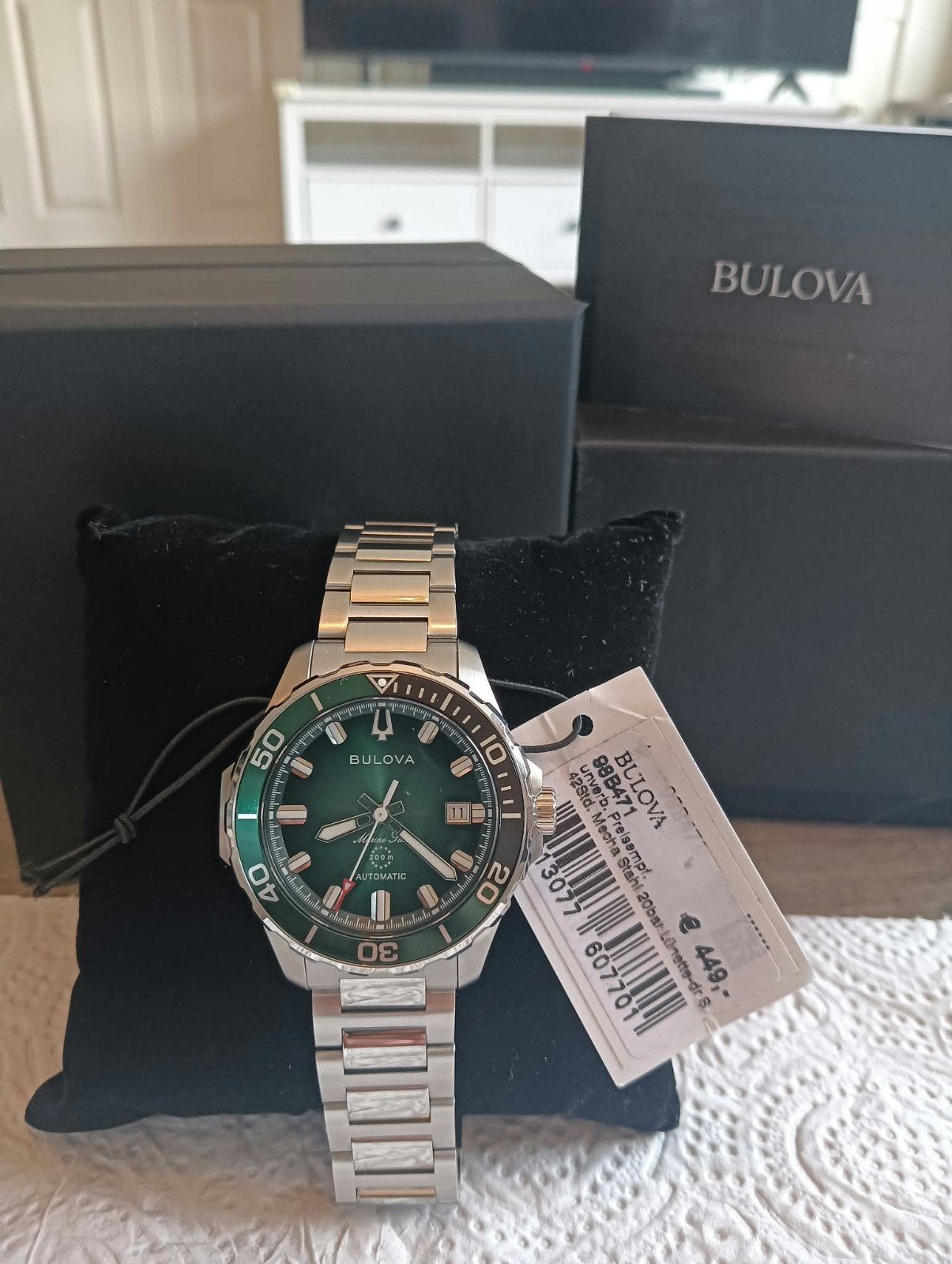 Bulova Marine Star 98B471, Overige merken, Staal, Staal, Polshorloge