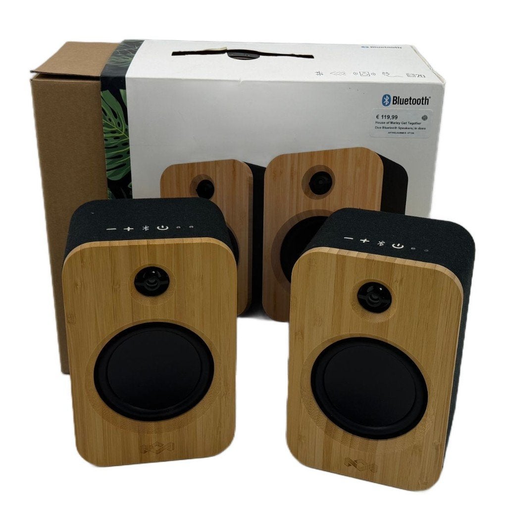 House of Marley Get Together Duo Bluetooth Speakers| In doos, Audio, Tv en Foto, Luidsprekers, Overige merken, Dordrecht@usedproducts.nl