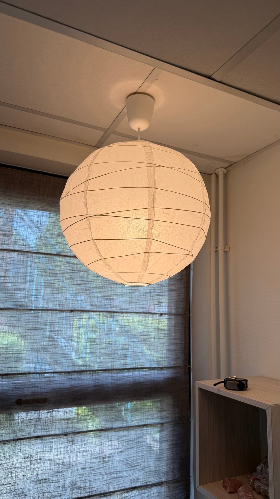 5x IKEA FADO bollampen - Wit glas, sfeervolle verlichting, Ophalen, Gebruikt, Glas, E27 (groot)