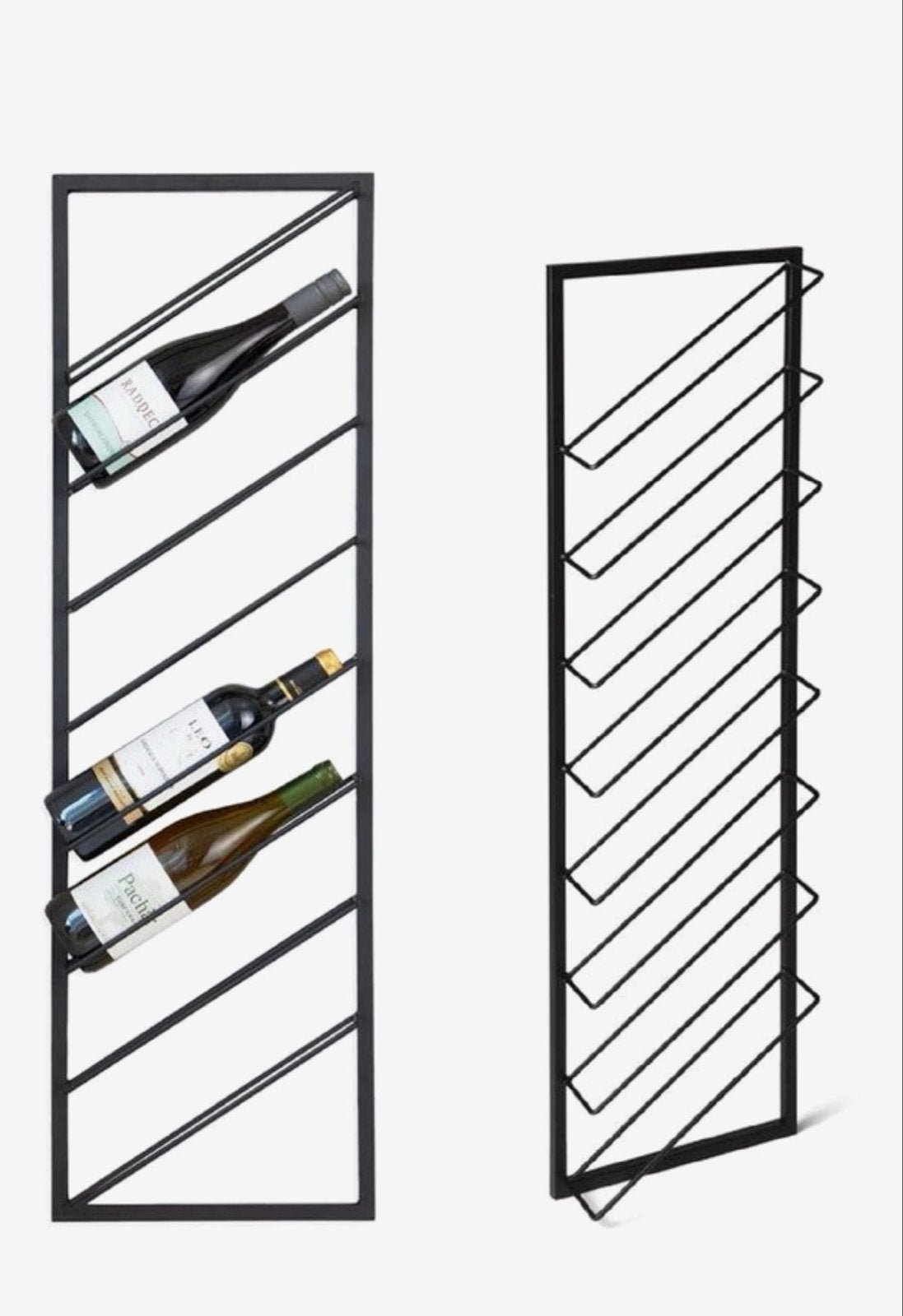 Veylon Wijnrek Nieuw in Doos - Modern Metaal Design, Ophalen, 5 tot 15 flessen, Nieuw, 75 – 100
