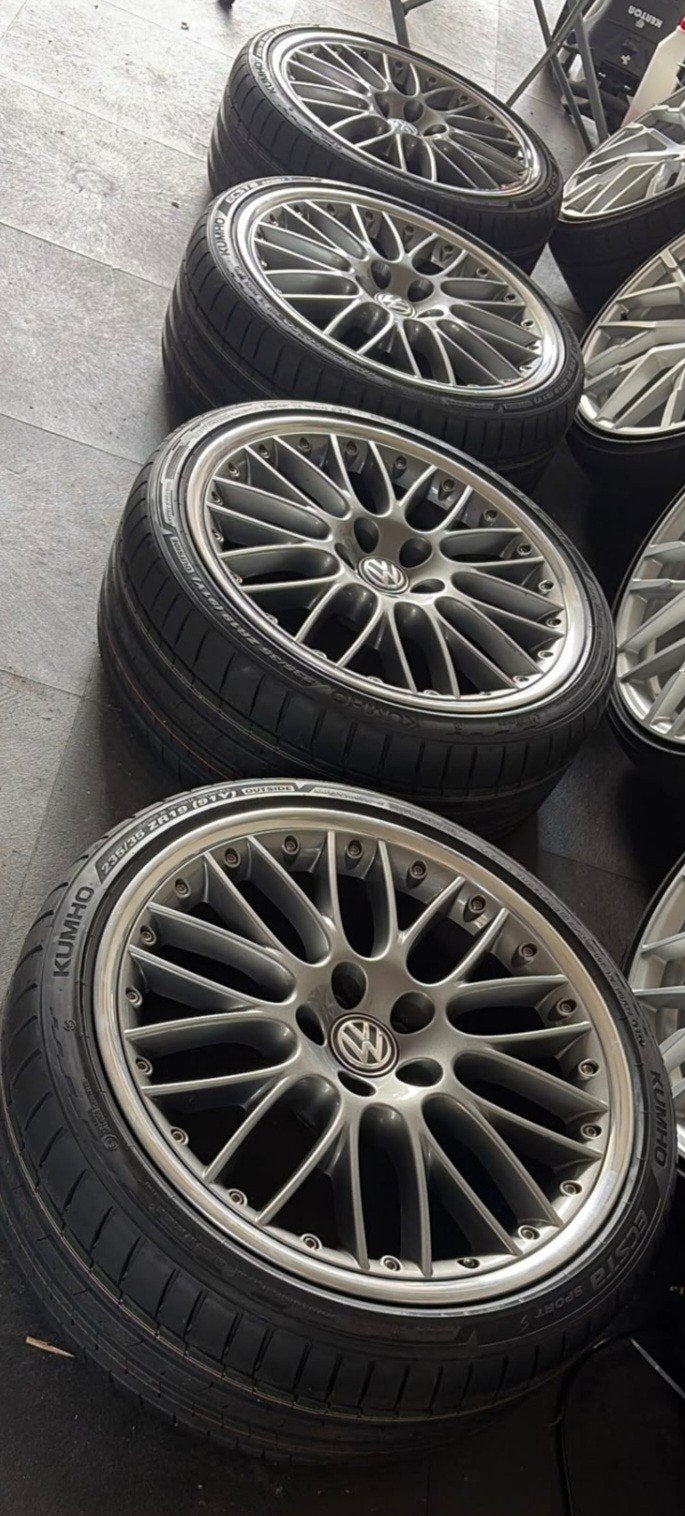 BBS Speedlines 19 inch velgen met Kumho banden, Auto-onderdelen, Banden en Velgen, 19 inch, Gebruikt, Banden en Velgen, Ophalen of Verzenden