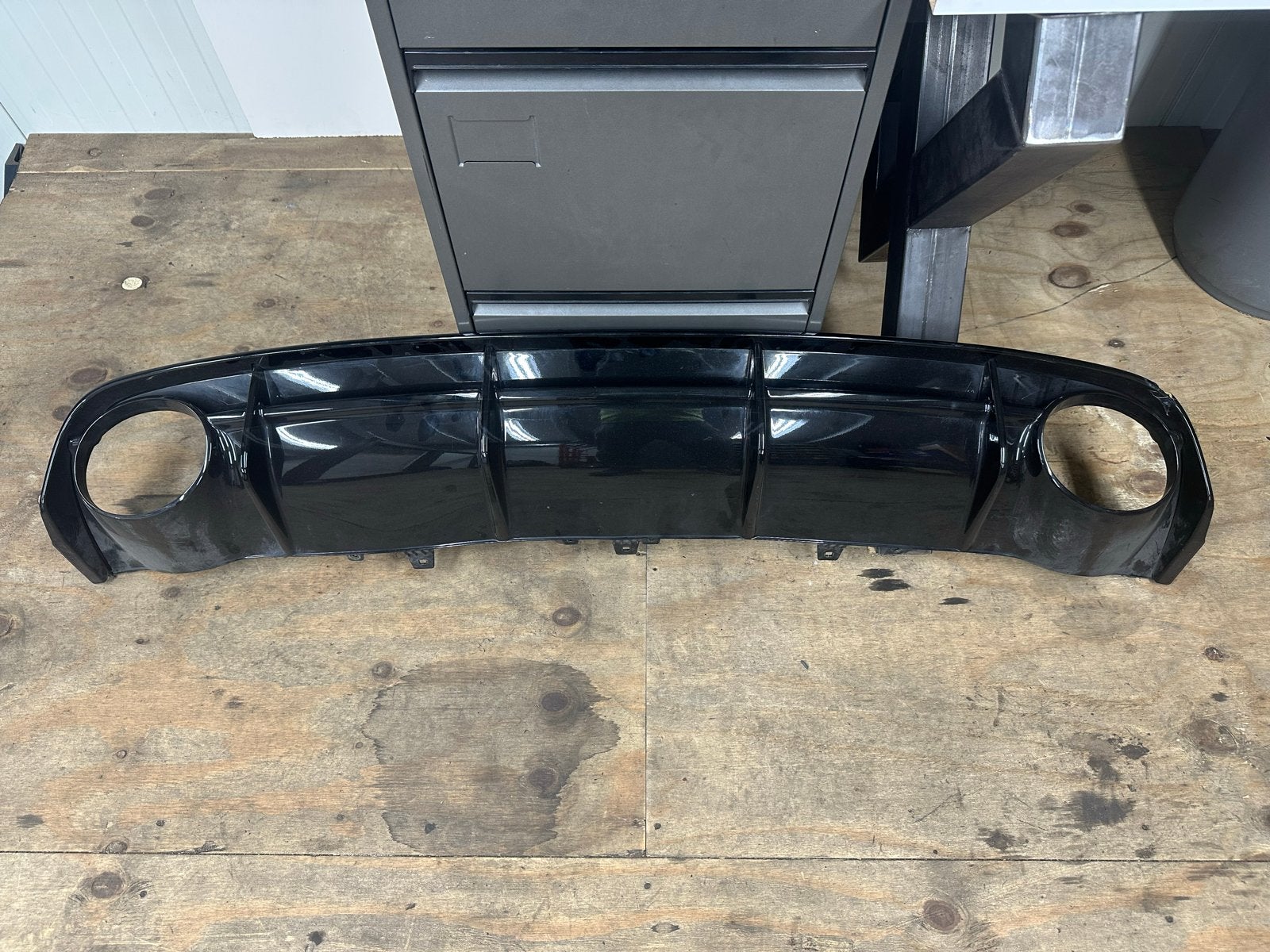 Originele Audi RS6 Achterbumper Diffuser, Ophalen, Gebruikt, Audi, Achter