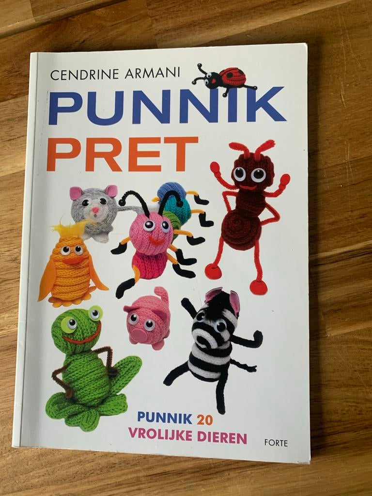 Punnik Pret: 20 Vrolijke Dieren - Knutselboek, Ophalen of Verzenden, Zo goed als nieuw, Scrapbooking en Knutselen, Geschikt voor kinderen