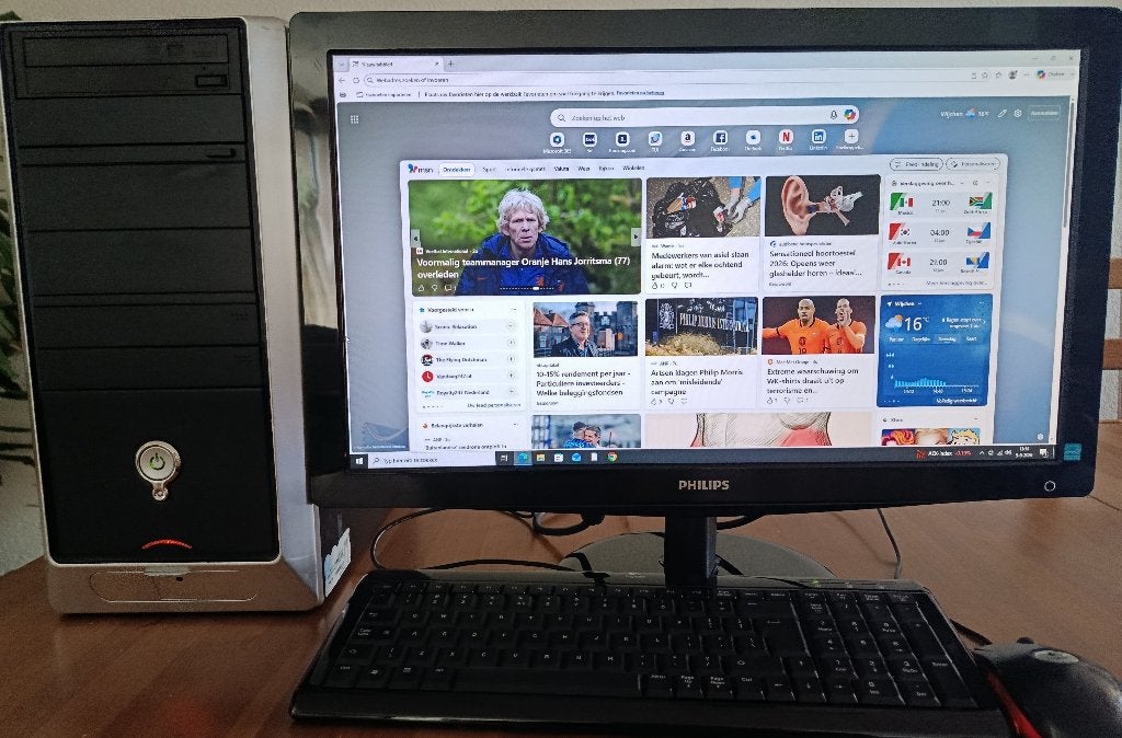 Desktop MSI compleet systeem. Win 10, Office 2024, Gebruikt, 8 GB, Gaming, 3 tot 4 Ghz