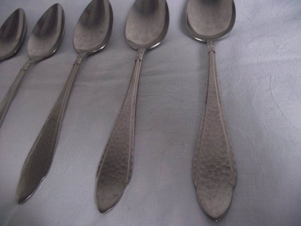 vintage Gero zilmeta 755 hamerslag dienvorkje 15 cm1931-1956, Ophalen of Verzenden
