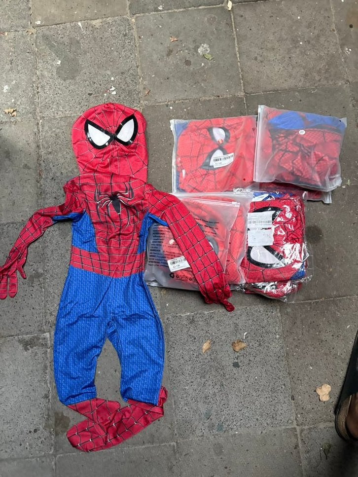 Partij van 11x Spider-Man Pakken - Maten 110, 130, 140, 150, Ophalen of Verzenden, Nieuw, 134 t/m 140, Jongen of Meisje