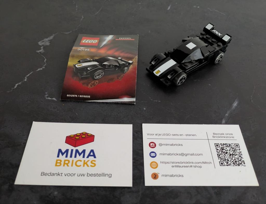 Lego Ferrari FXX 30195 - Complete set, Overige merken, Gebruikt, Aastvej 1, 7190 Billund, Denmark, Ophalen of Verzenden