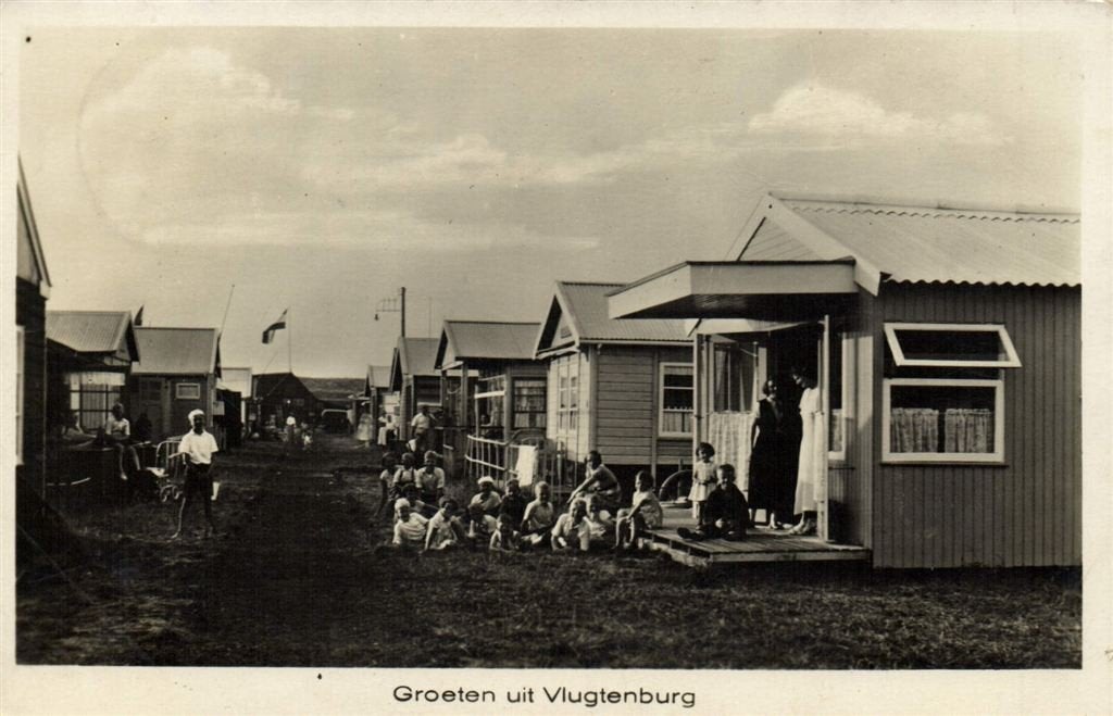 Groeten uit Vlugtenburg - s Gravenzande - 1937 gelopen, Verzenden, 1920 tot 1940, Gelopen, Noord-Brabant