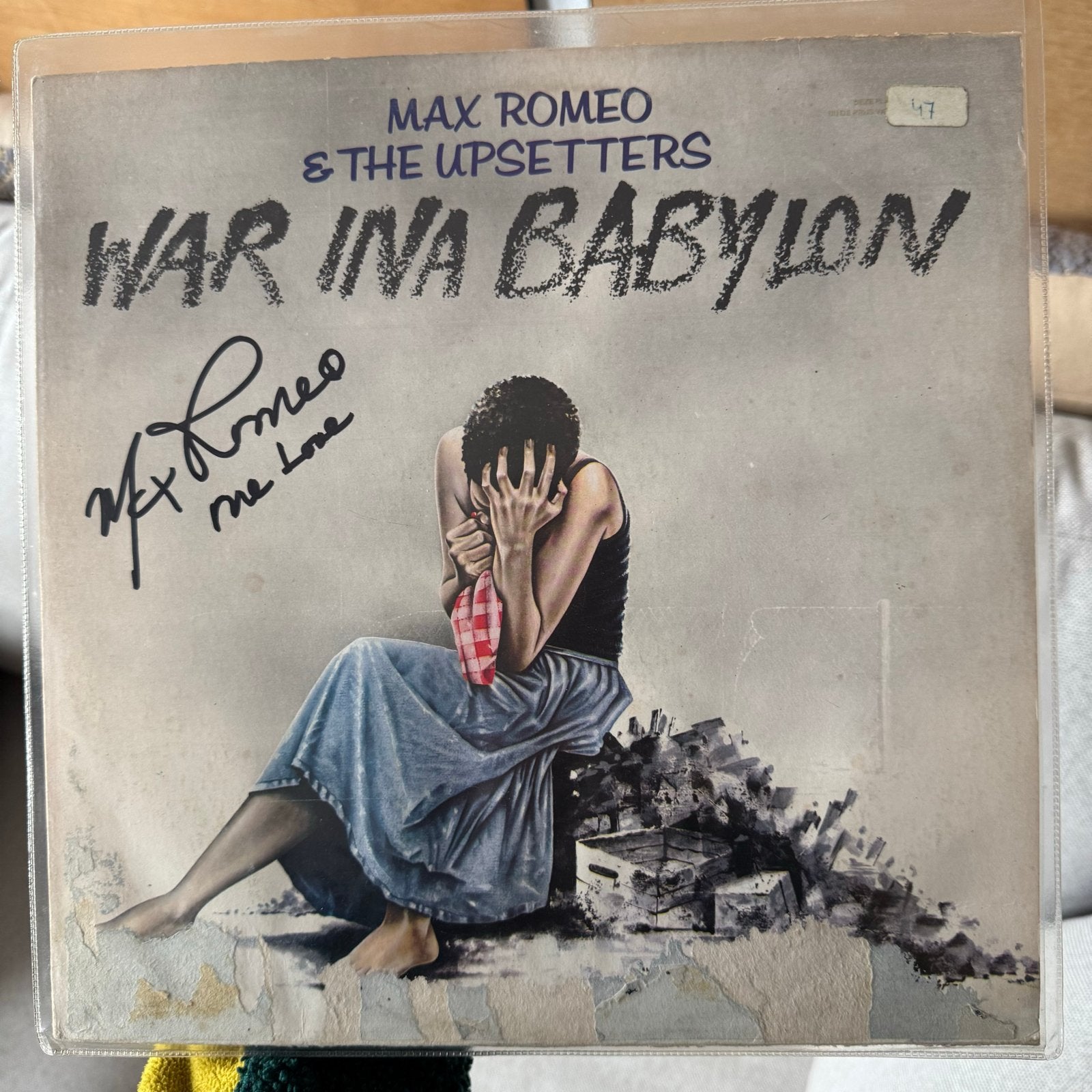 Max Romeo & The Upsetters - War Ina Babylon (Gesigneerd), Cd's en Dvd's, Vinyl | Rock, LP, Gebruikt, Overige genres, Gesigneerd