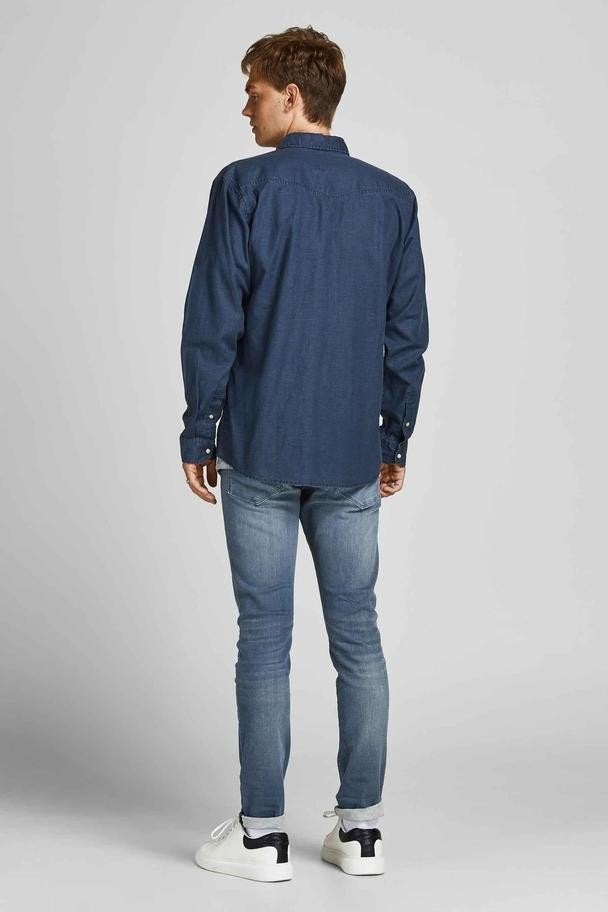 Jack & Jones spijkerbroek model Slim blauw Denim, Blauw, Ophalen of Verzenden, Jack & Jones, Maat 56/58 (XL)