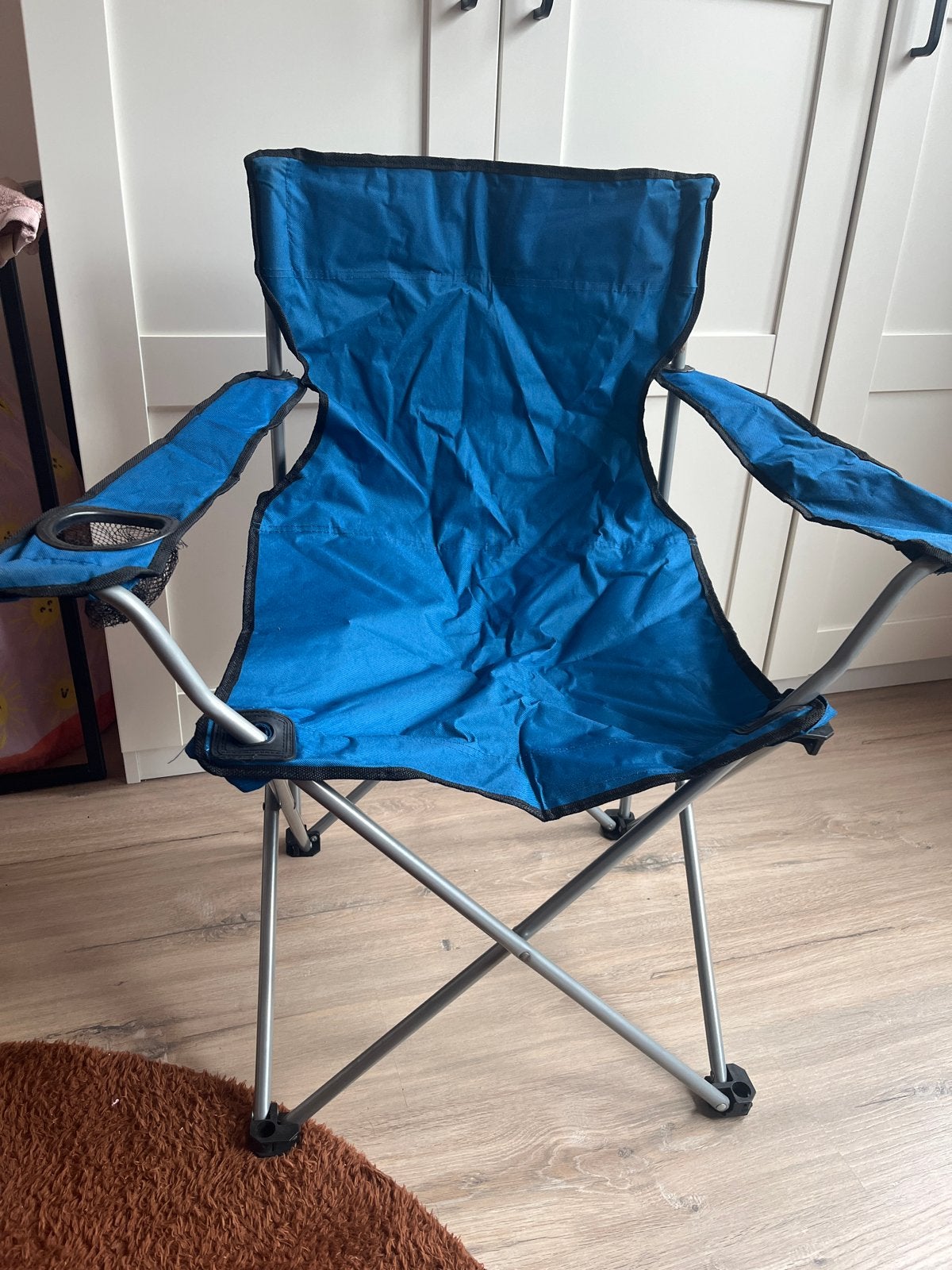 Opvouwbare Campingstoel - Blauw voor kinderen, Ophalen, Gebruikt, Campingstoel