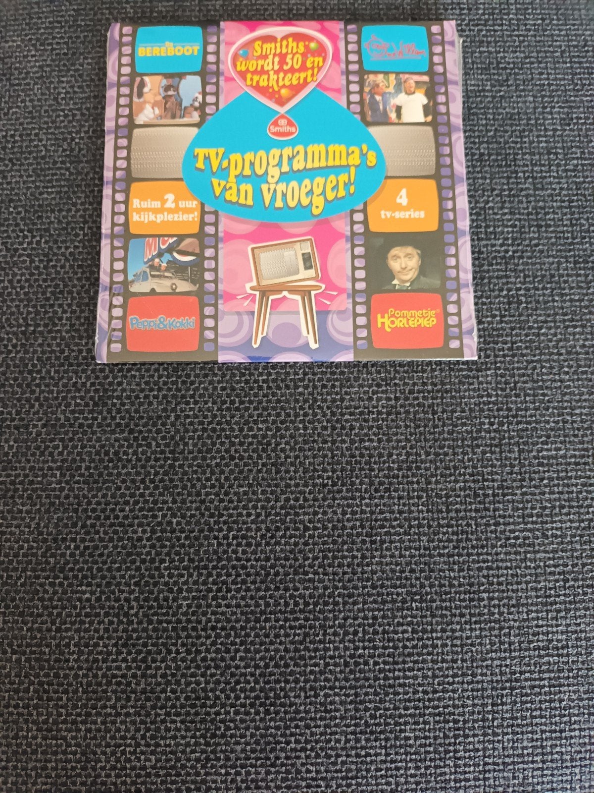 TV programma's van vroeger - NIEUW in folie - (paars), Cd's en Dvd's, Alle leeftijden, Ophalen of Verzenden, Nieuw in verpakking