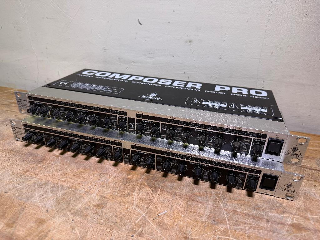 Behringer MDX 2200 Compressor / Gate / Limiter / Expander, Ophalen of Verzenden, Gebruikt, Compressor