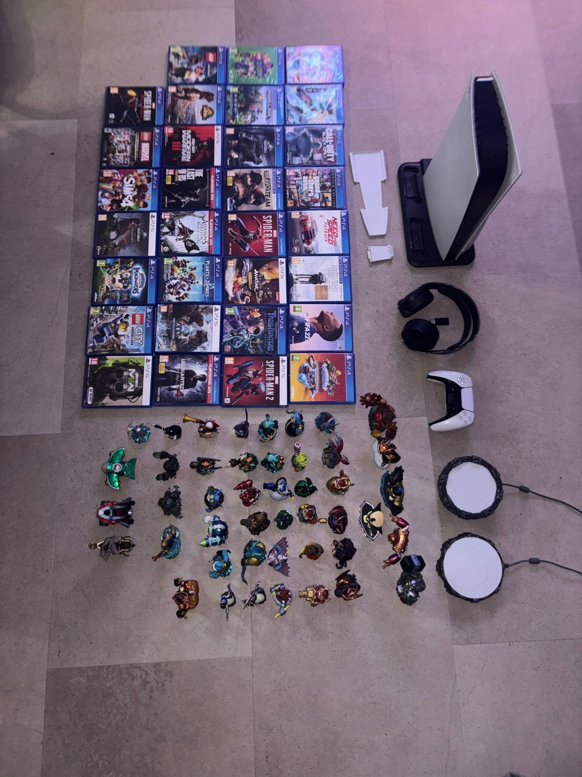 Ultieme PS5 bundel: Console, controller, headset, 25+ games, Ophalen, Gebruikt, Overige genres