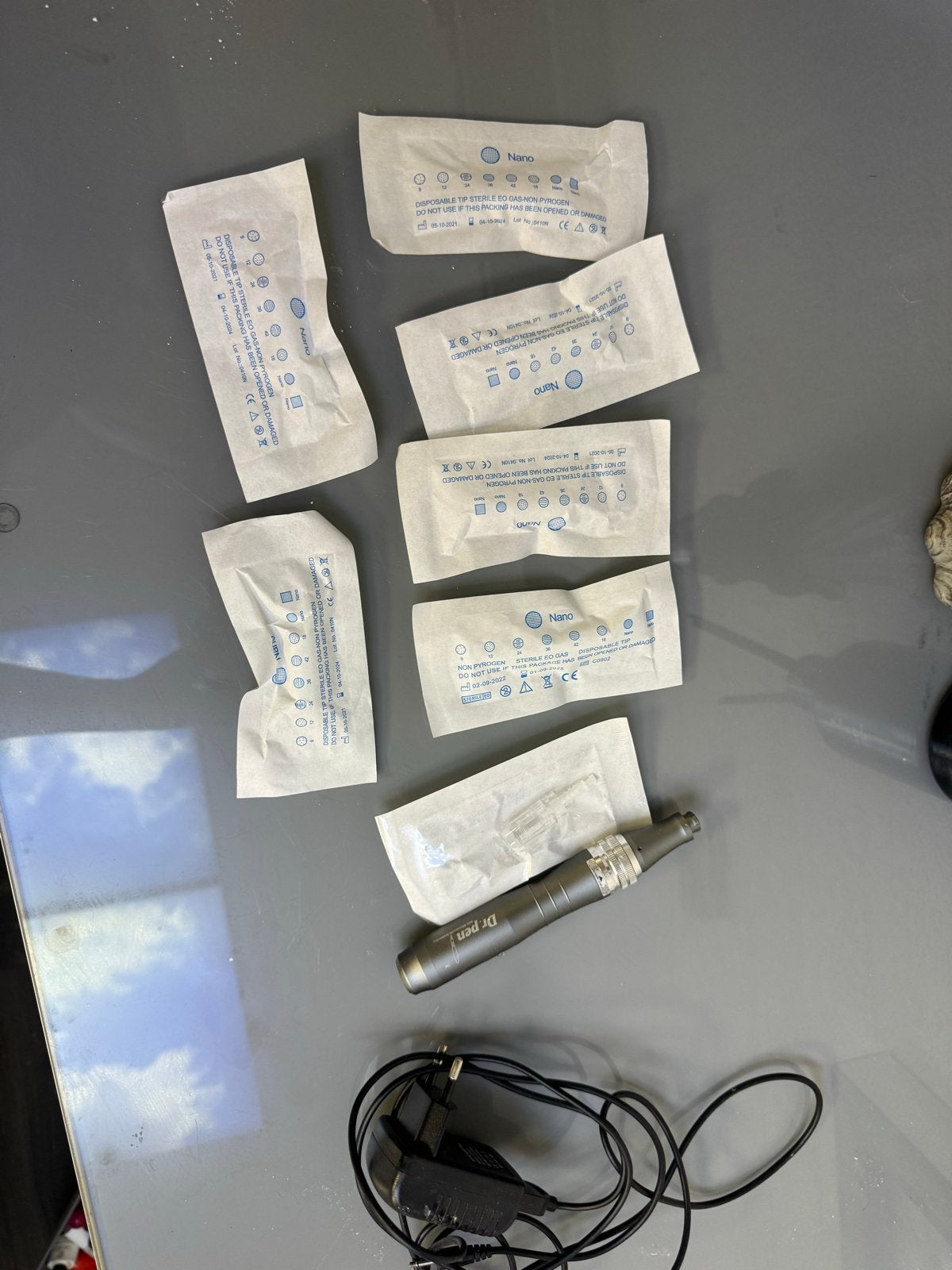 Dr. Pen Microneedling Apparaat met Nano Naalden, Ophalen, Zo goed als nieuw, Gehele gezicht, Verzorging