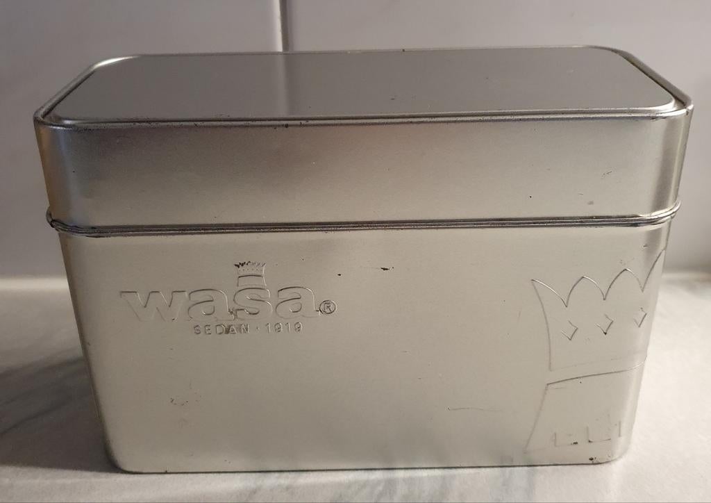 Wasa knäckebröd blik, Ophalen of Verzenden, Gebruikt, Overige