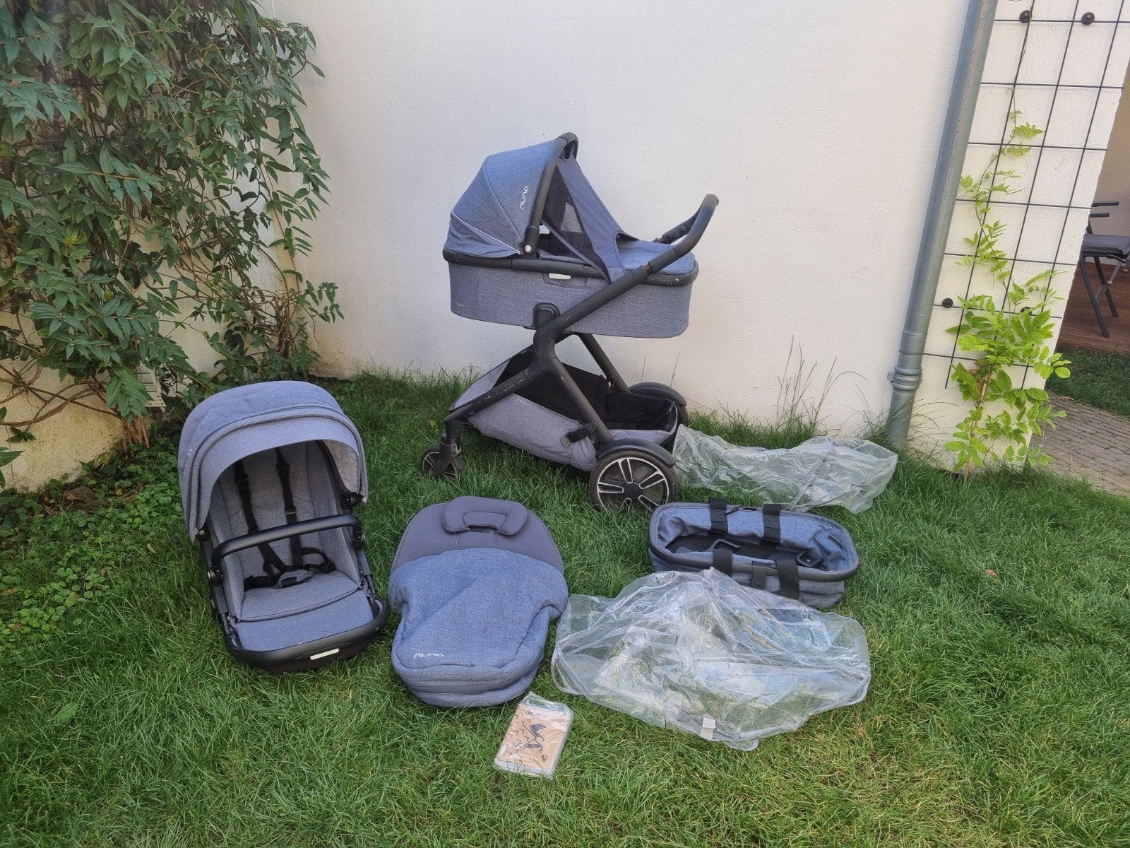 Nuna Demi Grow wandelwagen met Reiswieg en Zitje, Gebruikt, Ophalen, Overige merken, Duowagen