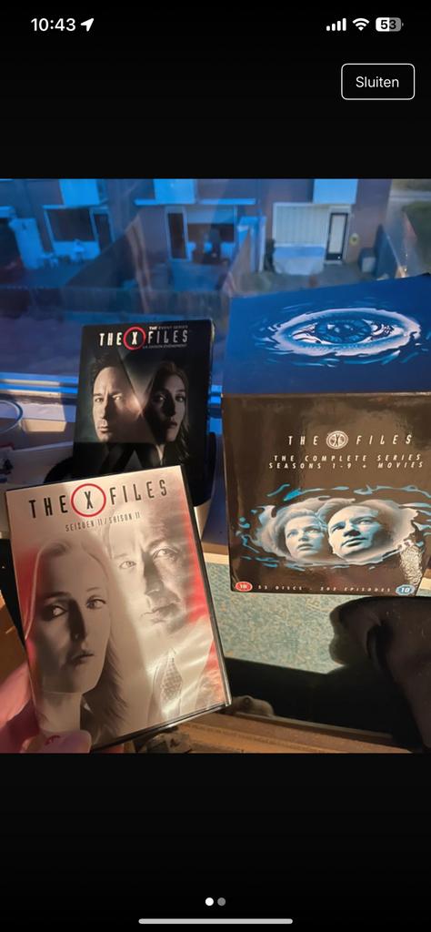 X-files box met films en seizoen 10 en 11, Cd's en Dvd's, Dvd's | Tv en Series, Ophalen of Verzenden, Zo goed als nieuw