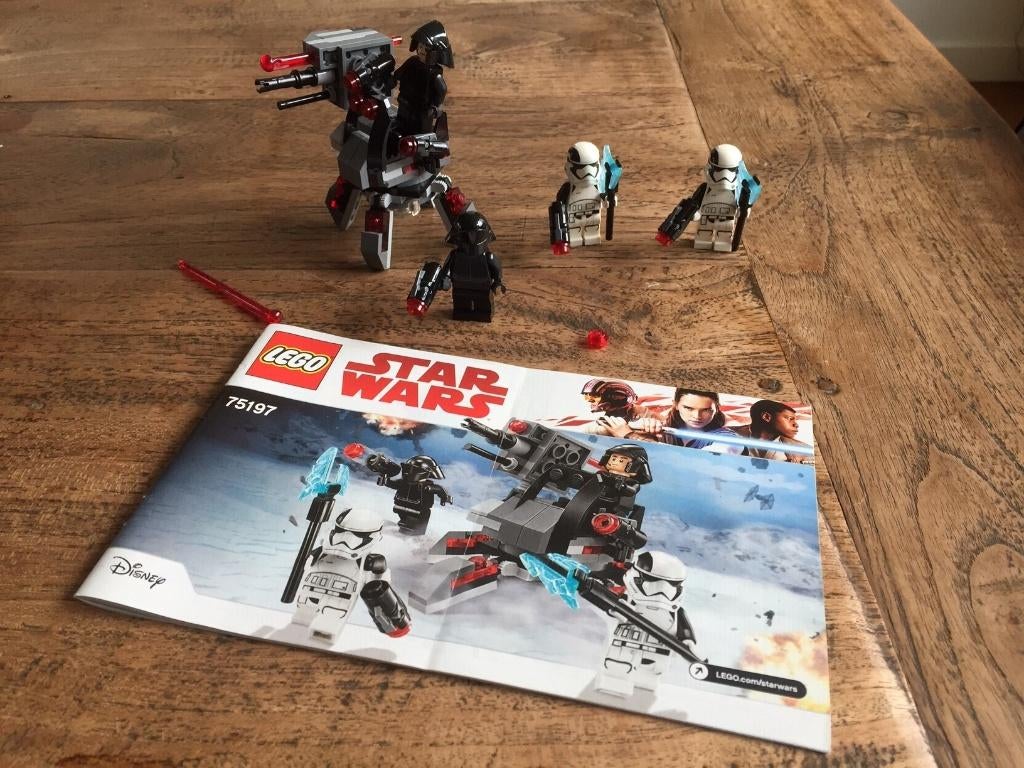 Lego Star Wars 75197 First Order Specialists Battle Pack, Compleet, Star Wars, Lego, Ophalen of Verzenden
