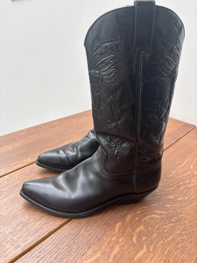 Zwarte Alvarado Cowboy Laarzen - Maat 45 (vallen klein), Kleding | Heren, Schoenen, Ophalen of Verzenden, Gedragen, Zwart, Boots