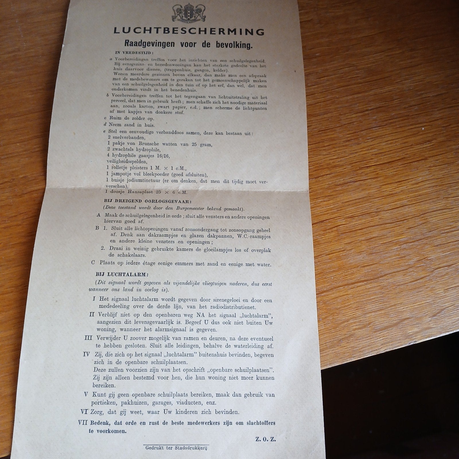 Gemeentelijke Luchtbeschermingsdienst Amsterdam, Ophalen of Verzenden, 1940 tot 1960, Nederland, Knipsel(s)