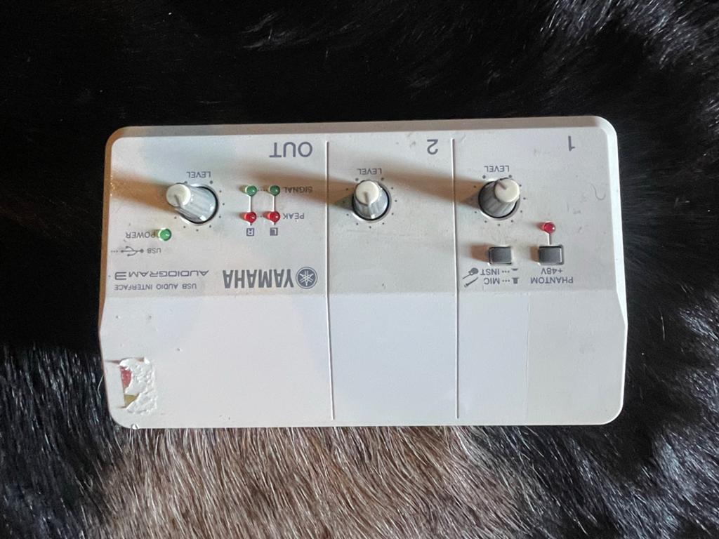 Yamaha Audiogram 3 USB Audio Interface, Muziek en Instrumenten, Mengpanelen, Gebruikt, Minder dan 5 kanalen, Microfooningang, Ophalen of Verzenden