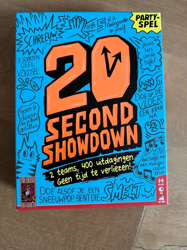 20 Second Showdown Party Spel, Ophalen of Verzenden, Nieuw