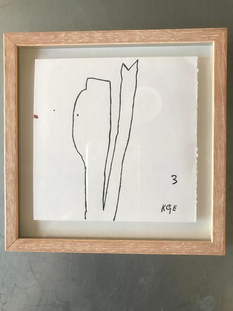 Klaas Gubbels, werktekening E3, Antiek en Kunst, Kunst | Overige Kunst, Ophalen