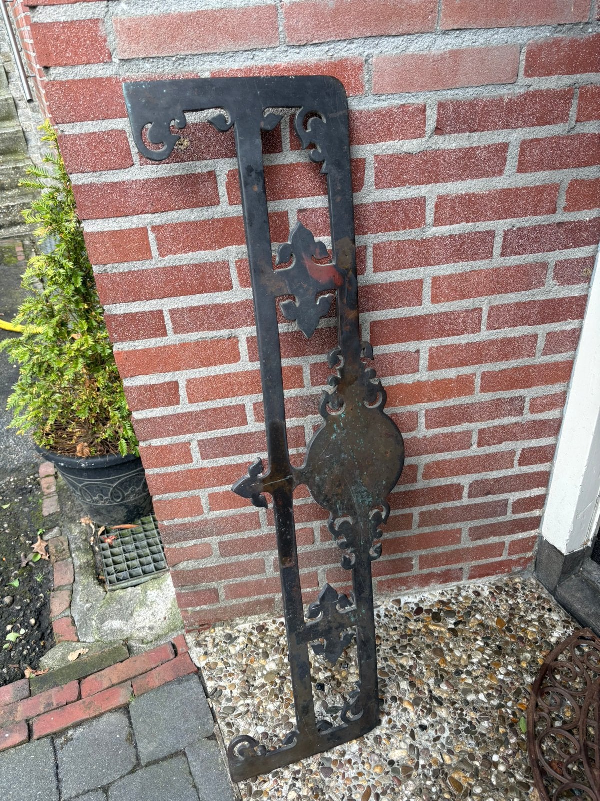 Haard ornament koper antiek, Ophalen of Verzenden