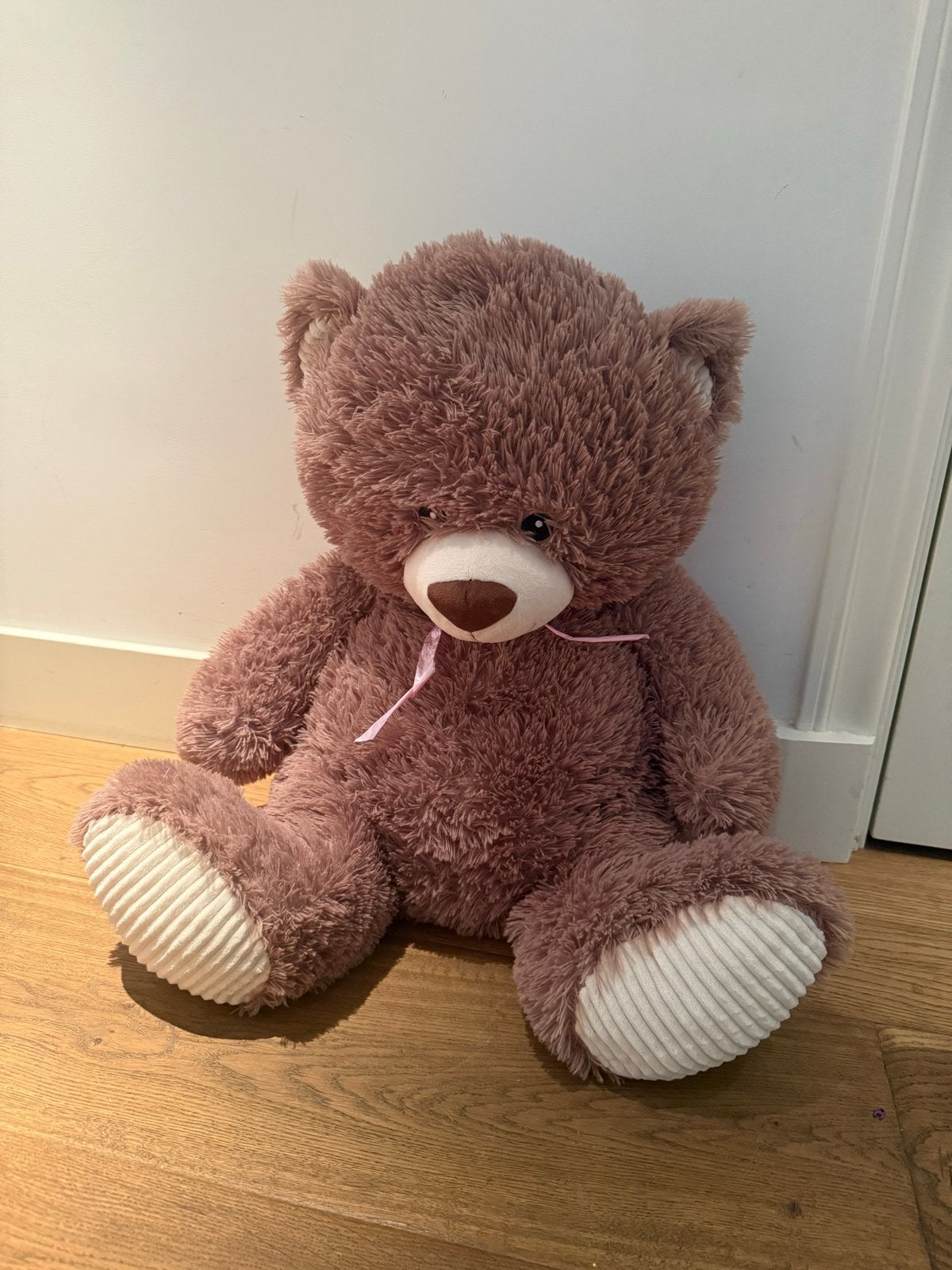 Grote Teddybeer 60 cm - Zacht en Knuffelbaar, Beer, Ophalen of Verzenden, Zo goed als nieuw, Middelgroot (20 tot 80 cm)