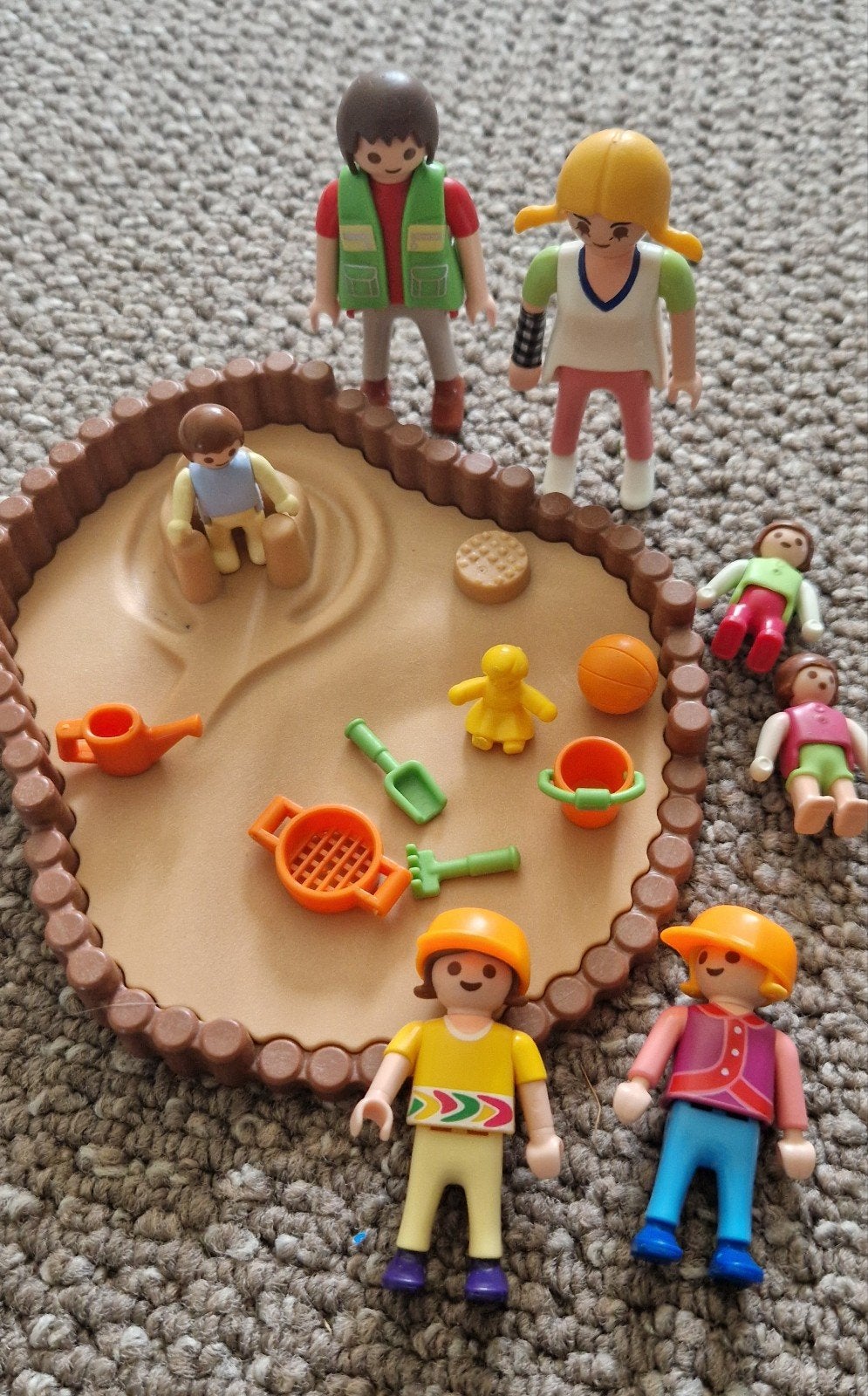 playmobil diverse familie sport dieren muziek speelplaats, Ophalen, Zo goed als nieuw, Complete set, Figuren