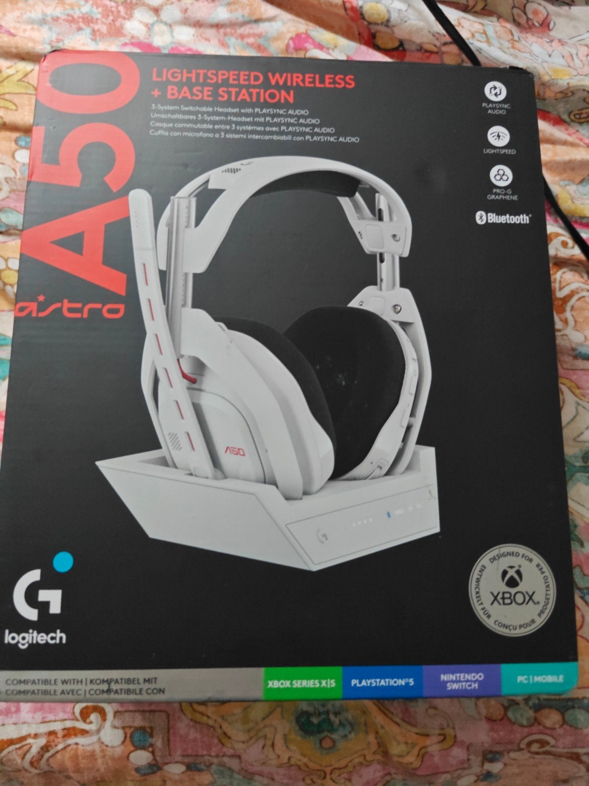 Logitech Astro A50 Lightspeed Wireless Headset, Computers en Software, Headsets, Ophalen of Verzenden, Zo goed als nieuw, Draadloos