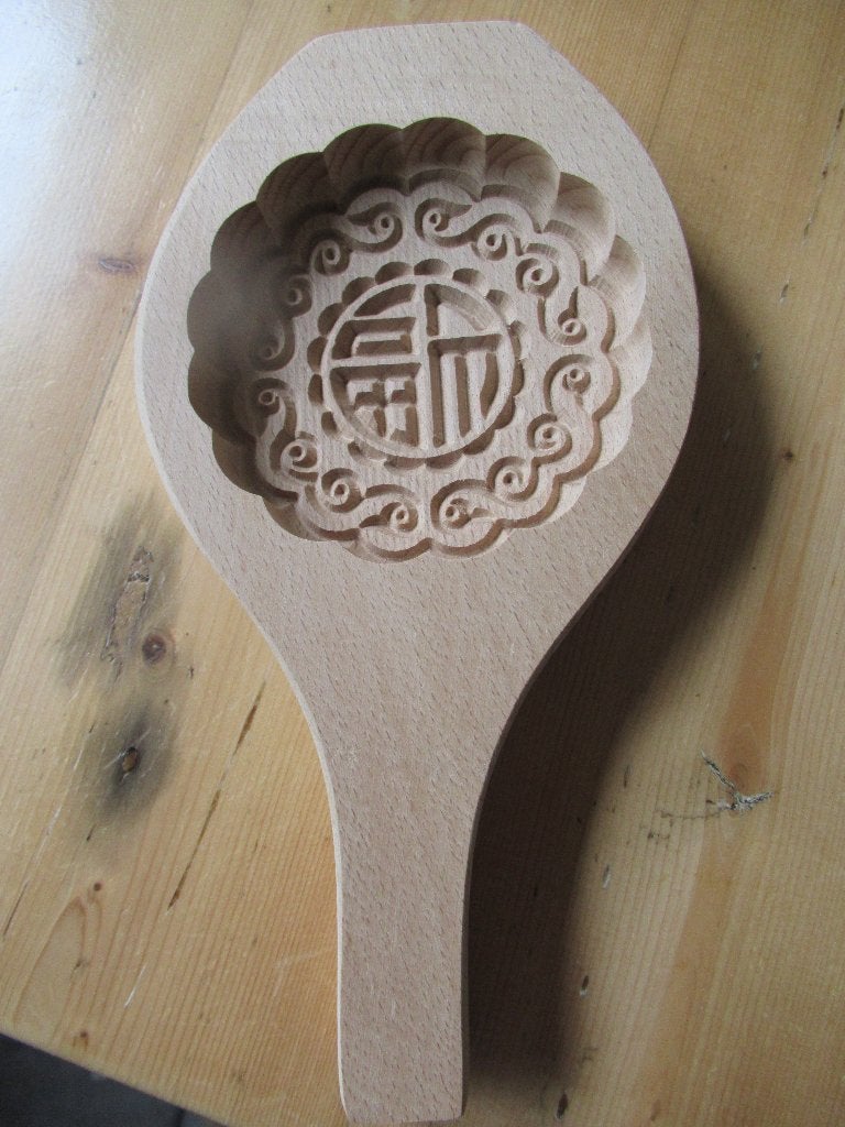 decoratieve KLEINE HOUTEN CAKEVORM - CHINESE MAAN, Ophalen of Verzenden, Nieuw, Cupcakes, Bakvorm