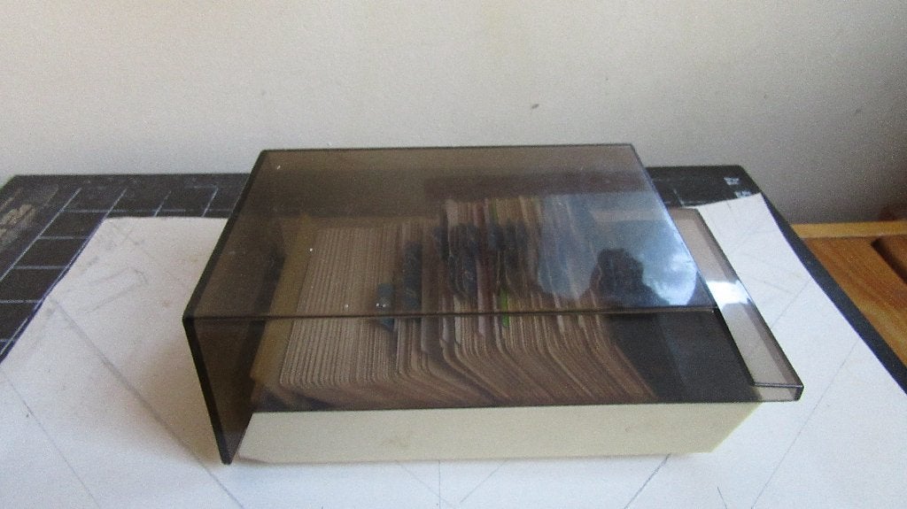 rolodex kaartenbak (kaartformaat 2¼x4" ), Diversen, Bureau-accessoires, Ophalen of Verzenden, Gebruikt