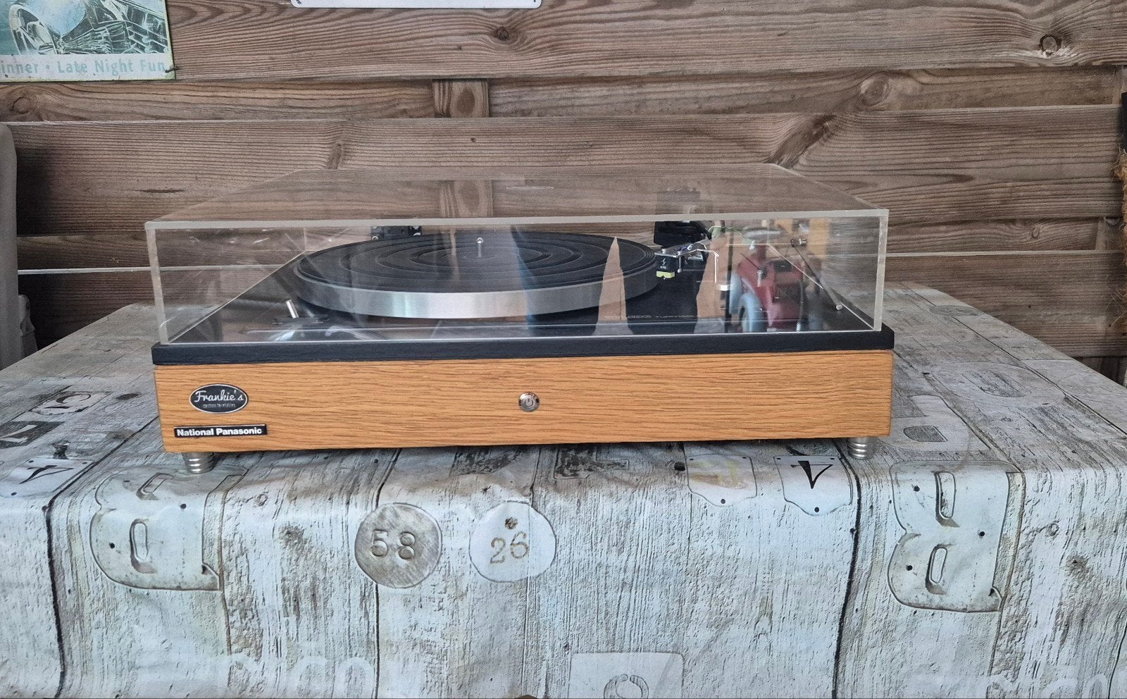 National Panasonic custom platenspeler, Ophalen of Verzenden, Technics