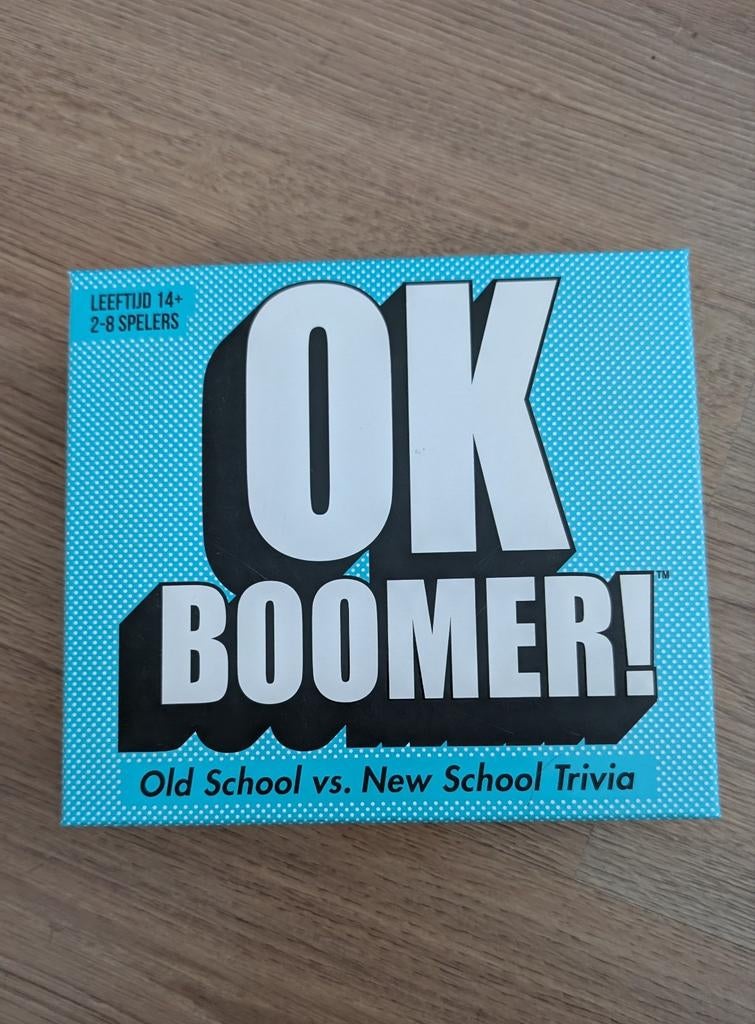 OK Boomer! Trivia Spel - Zo goed als nieuw, Vijf spelers of meer, Ophalen of Verzenden, Zo goed als nieuw, Goliath