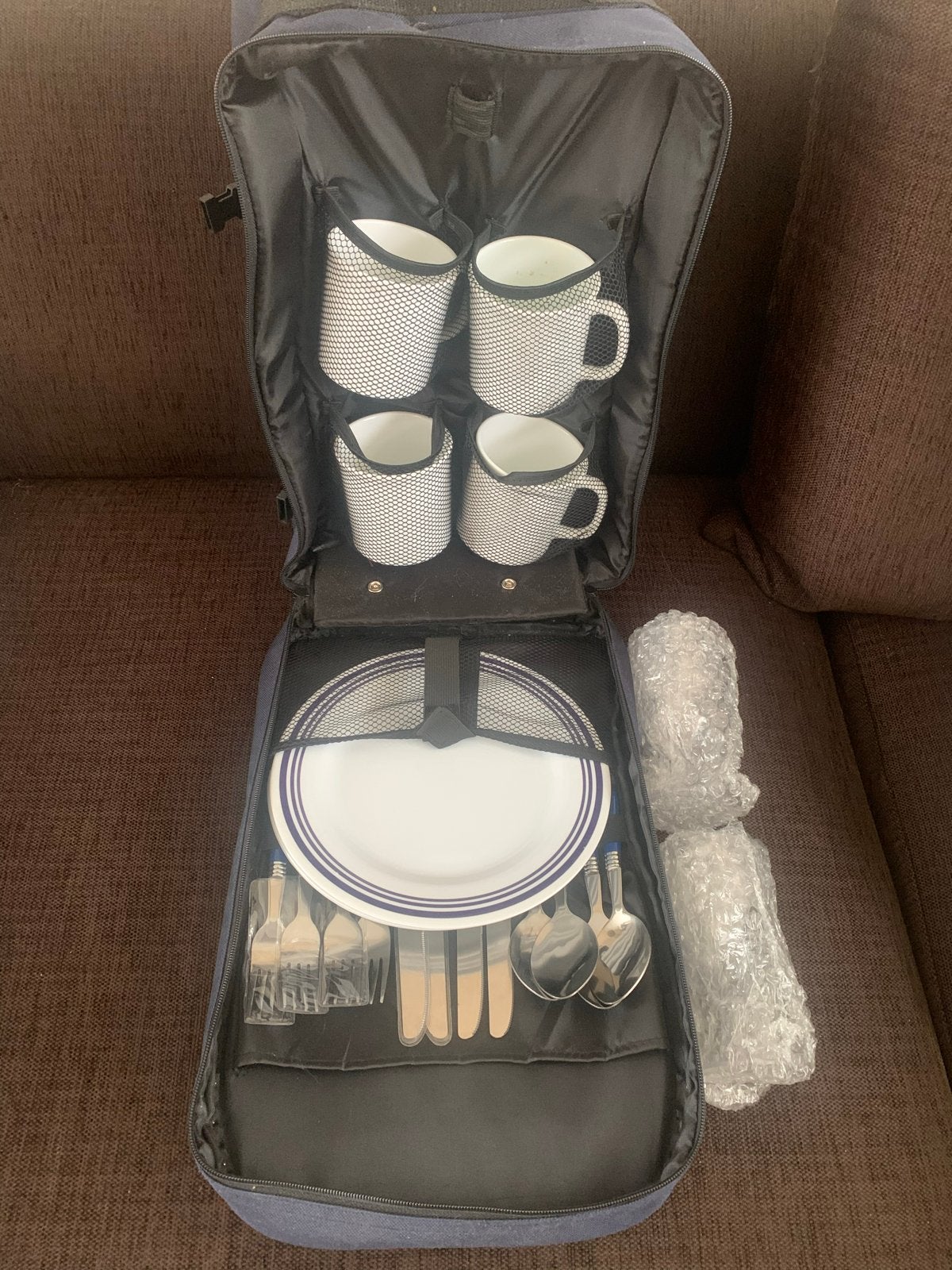 Picknick rugzak/trolley voor 4 personen, Ophalen of Verzenden, Gebruikt