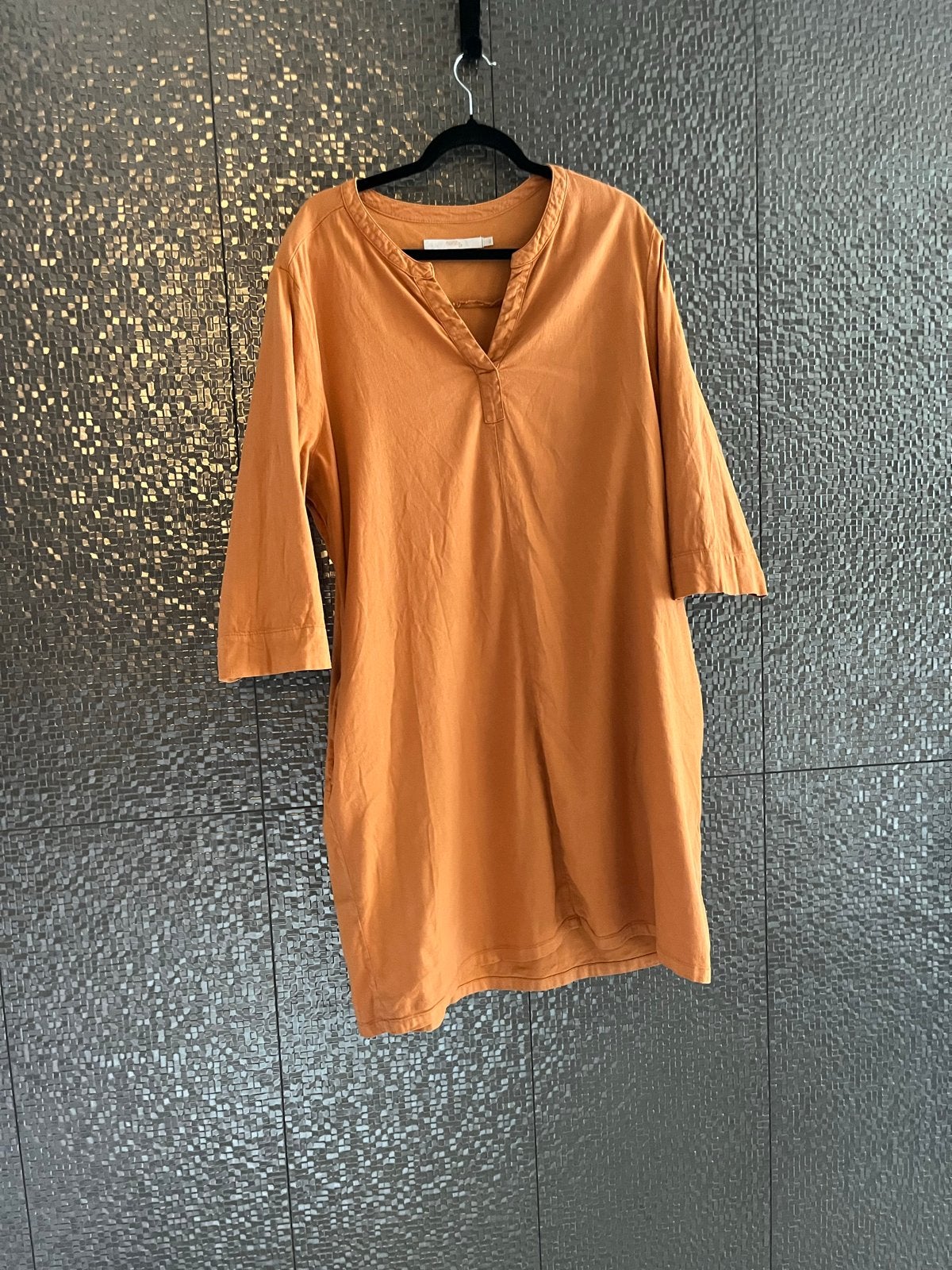 Oranje jurk XL Je me habille comme ca, Maat 46/48 (XL) of groter, Oranje, Ophalen of Verzenden, Knielengte