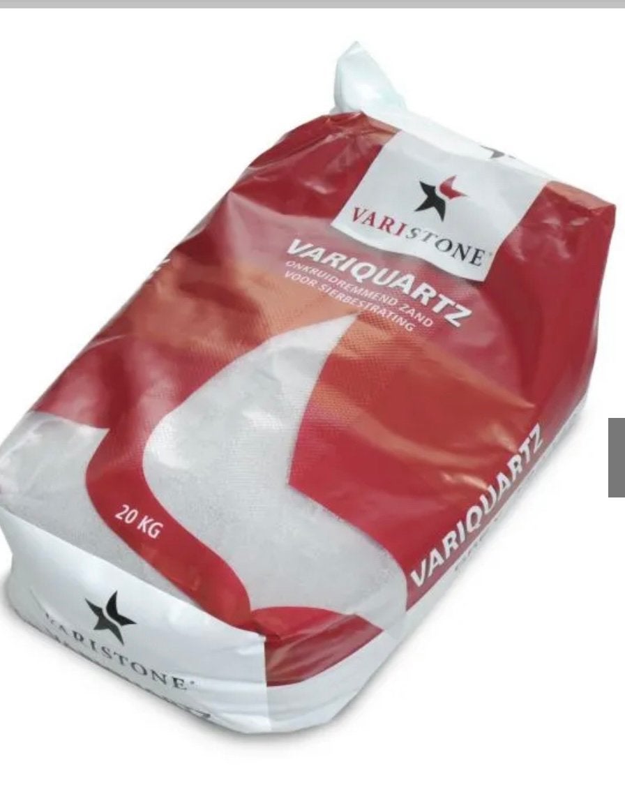 Variquartz Onkruidremmend voegzand, licht grijs. 2 zakken, Ophalen, Nieuw, Voegzand