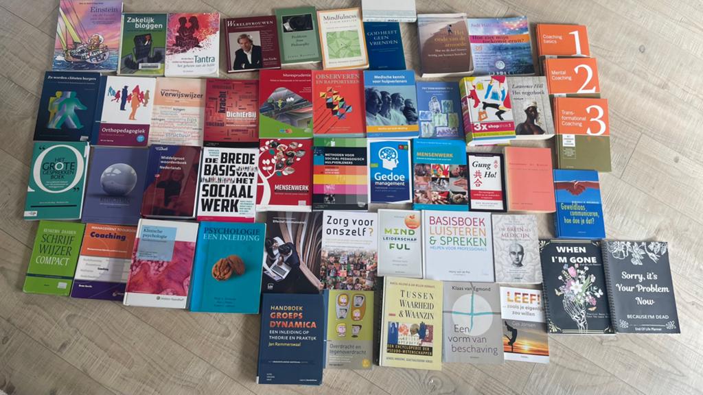 Grote collectie ontwikkelingsboeken (zelfhulp, psychologie), Ophalen of Verzenden, Gamma, Gelezen, HBO
