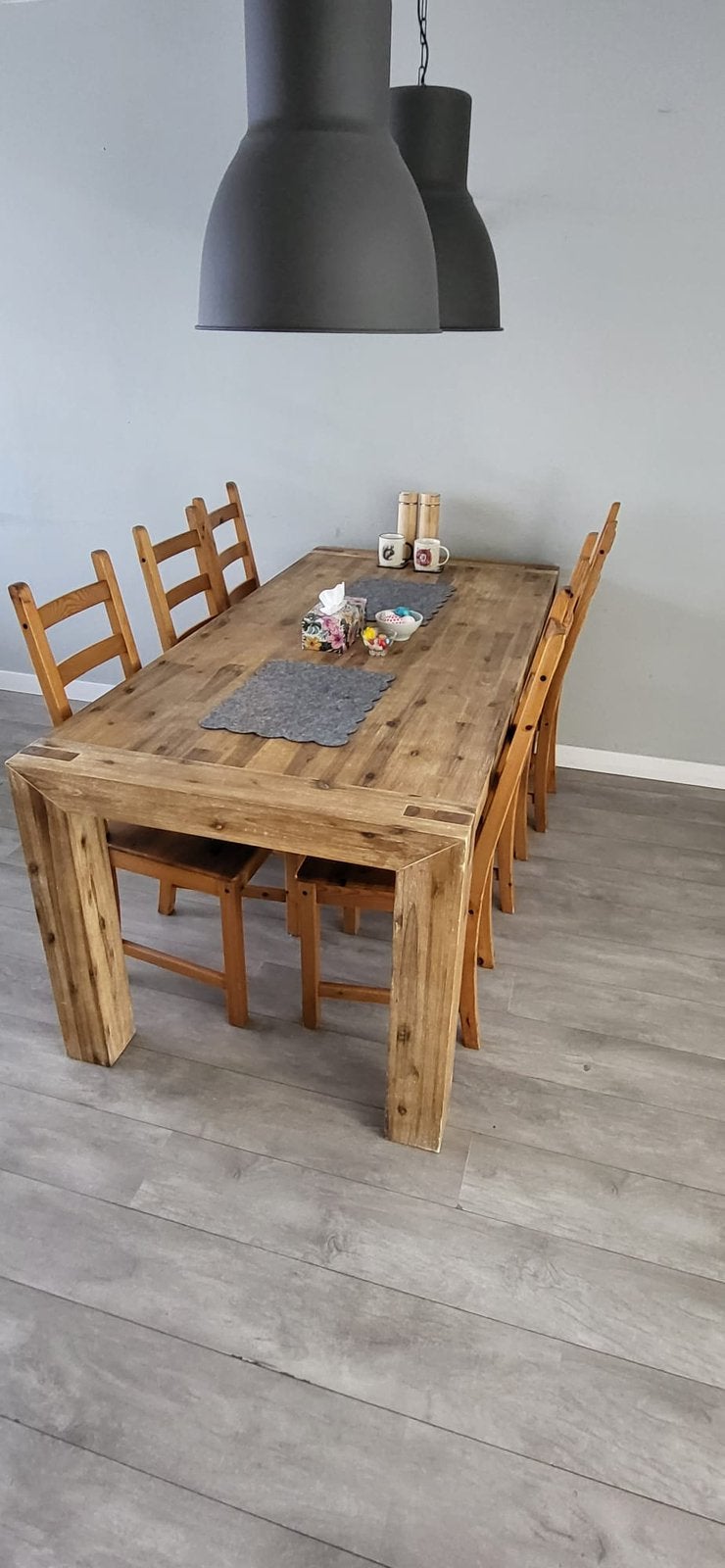 Eettafel (exclusief stoelen), Huis en Inrichting, 200 cm of meer, Zo goed als nieuw, Rechthoekig, 50 tot 100 cm