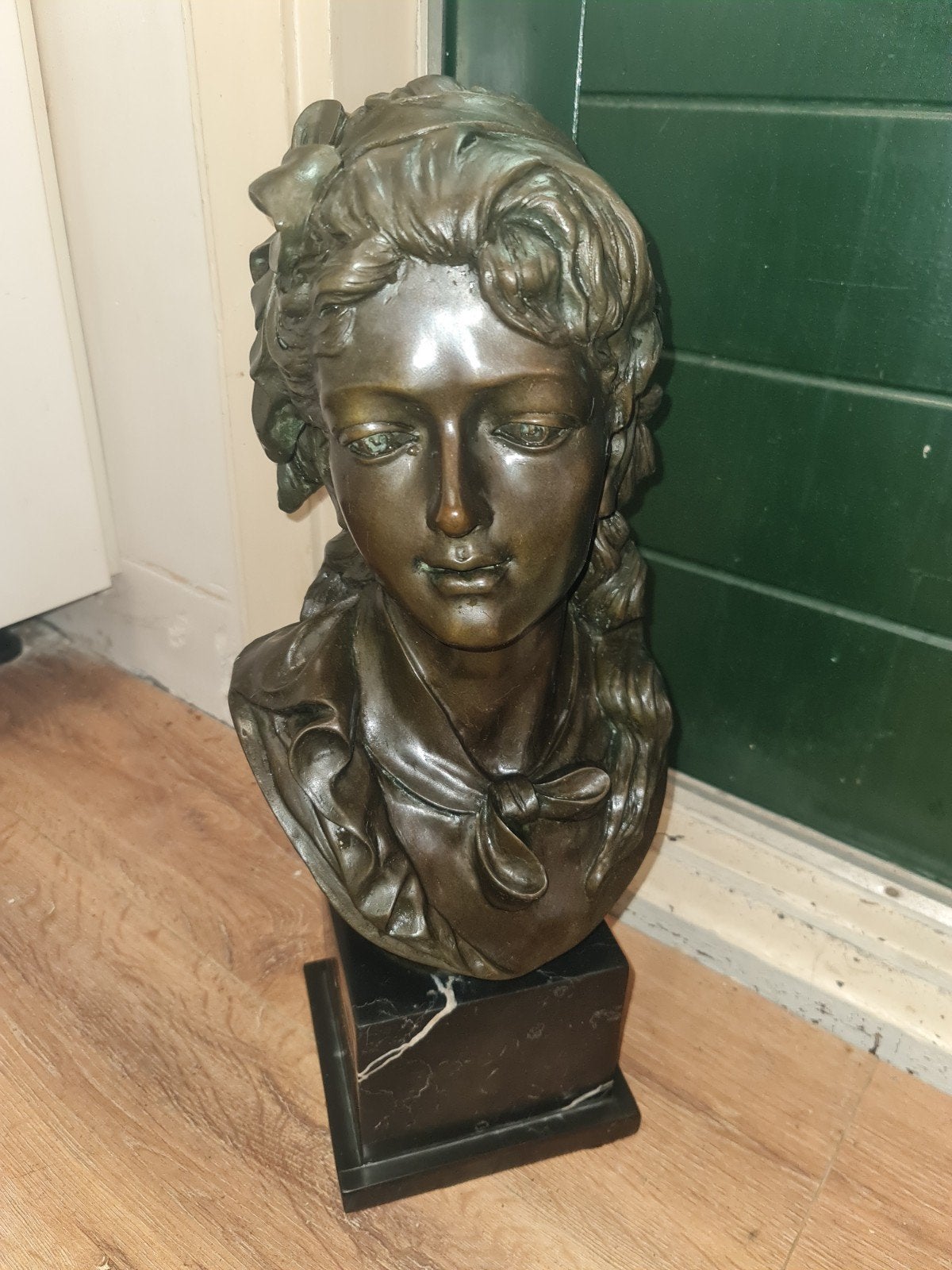GESIGNEERD RODIN Mooie bronzen buste, Ophalen