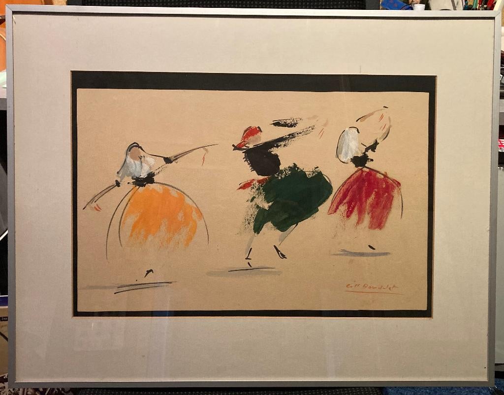 Uniek schilderij van Joseph Coll i Bardolet in lijst, Antiek en Kunst, Kunst | Schilderijen | Klassiek, Ophalen