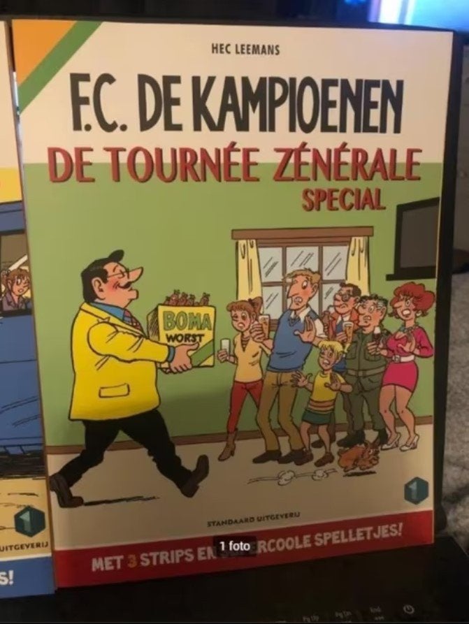 F.c. De kampioenen de tournee zenerale special b1, Eén stripboek, Ophalen of Verzenden, Zo goed als nieuw