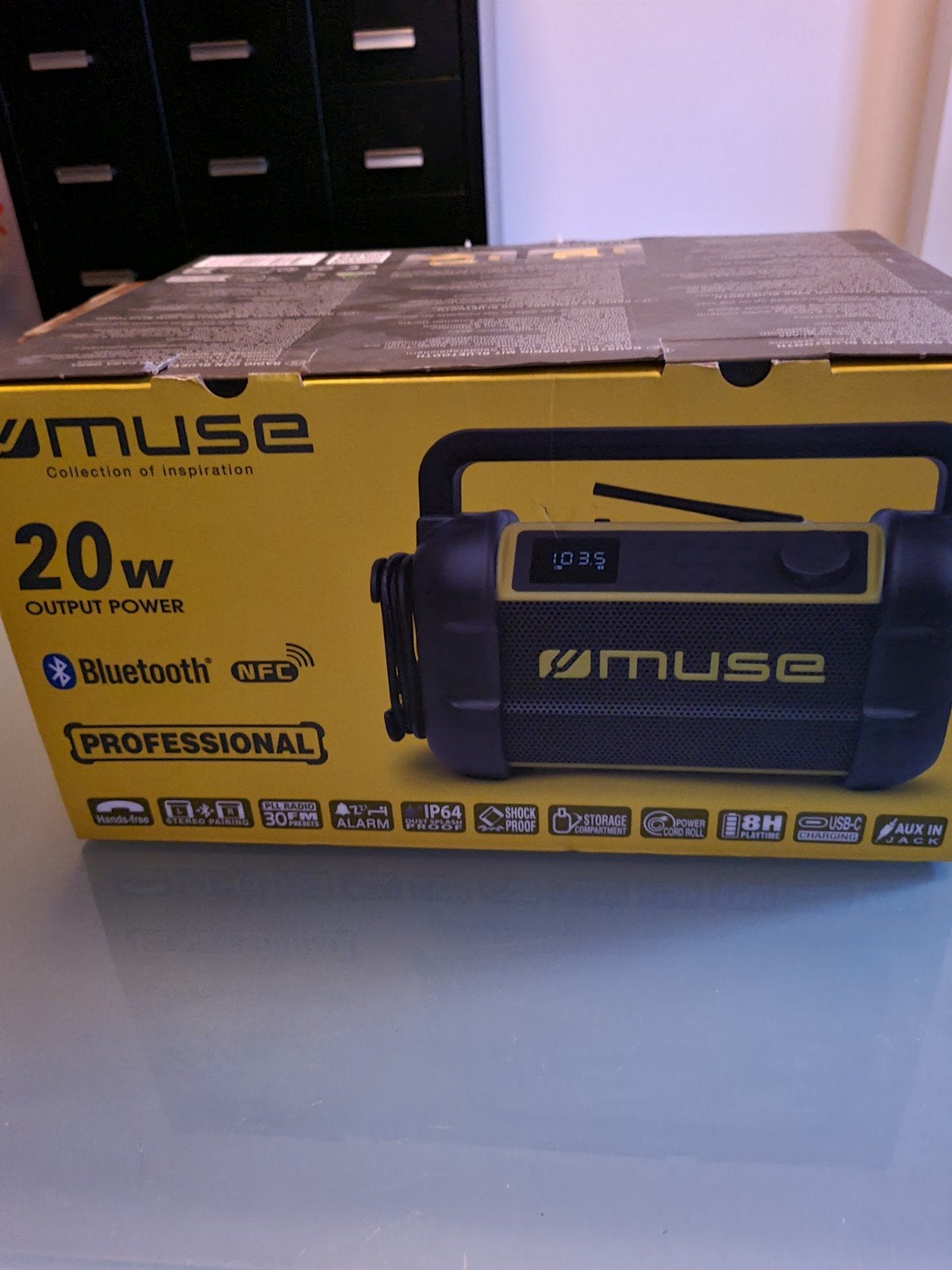 Bouw/camping Radio 20 W met Bluetooth zie beschrijving, Audio, Tv en Foto, Ophalen, Nieuw, Bouwradio