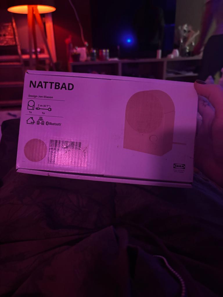 IKEA NATTBAD Bluetooth Speaker - Nieuw in doos, Overige merken, Overige typen, Nieuw, Ophalen of Verzenden