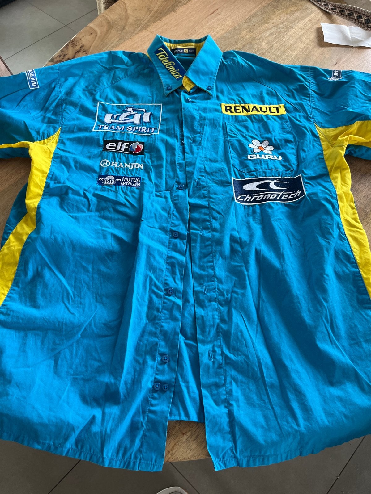 Vintage Renault F1 Team Spirit Racing Shirt, Ophalen, Zo goed als nieuw, Algemeen, Maat 48/50 (M)